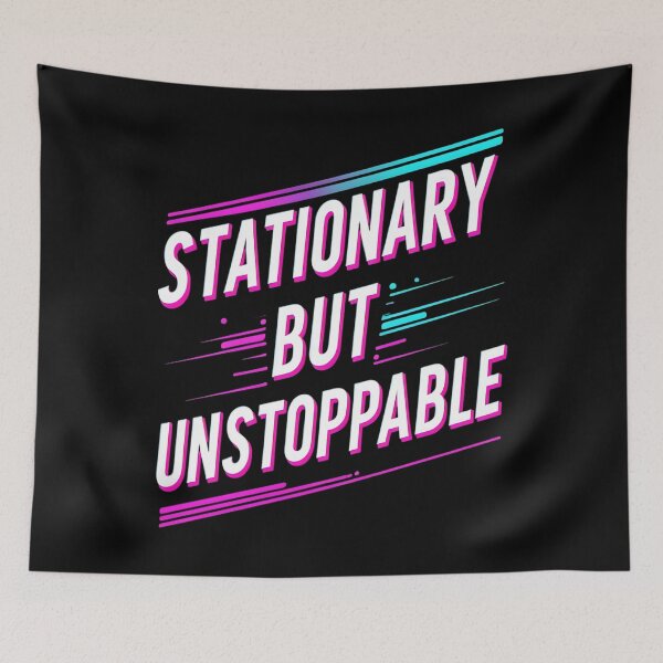 Item preview, Stationary, But Unstoppable Indoor Cycling designed and sold by DomTeesHaven.