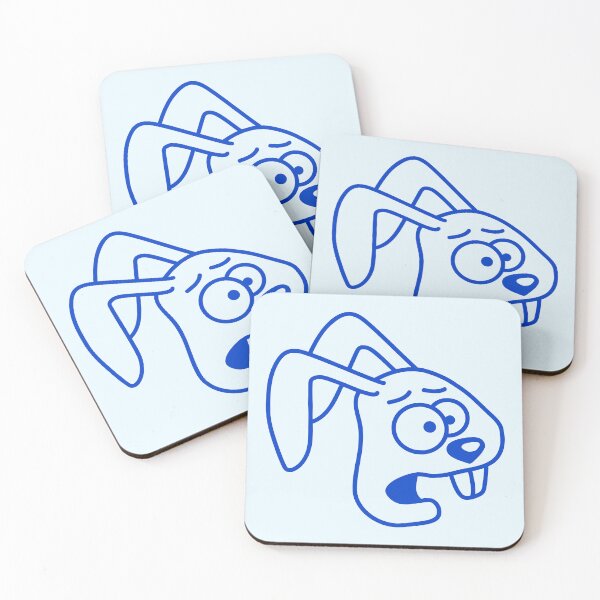 Item preview, Rabbit Terrified Anxious Desperate Confused Cool designed and sold by shirt-o-mat.