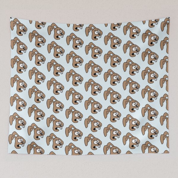 Item preview, Rabbit Terrified Anxious Desperate Confused Cool designed and sold by shirt-o-mat.