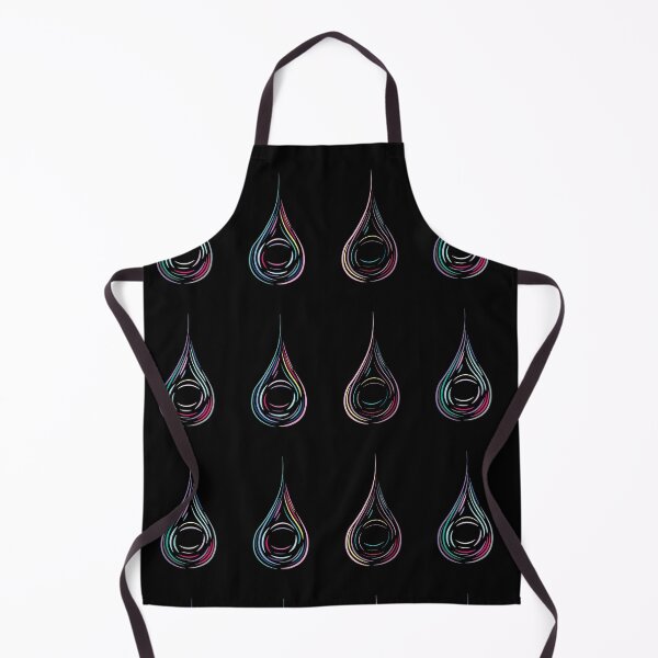 Item preview, Trio of Drops - Summer, Horizontal Alignment, Dark Background designed and sold by Onyx Swan Art.
