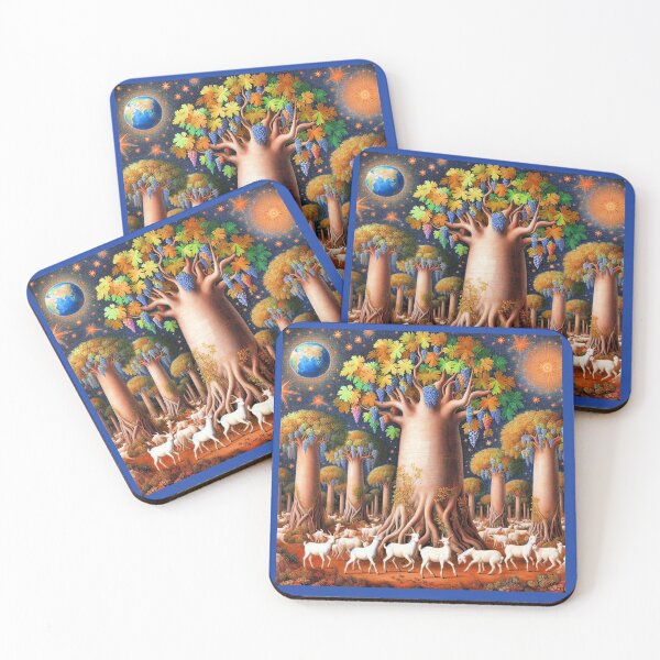 Item preview, Baobab Tree and baby Goats designed and sold by daweave77.