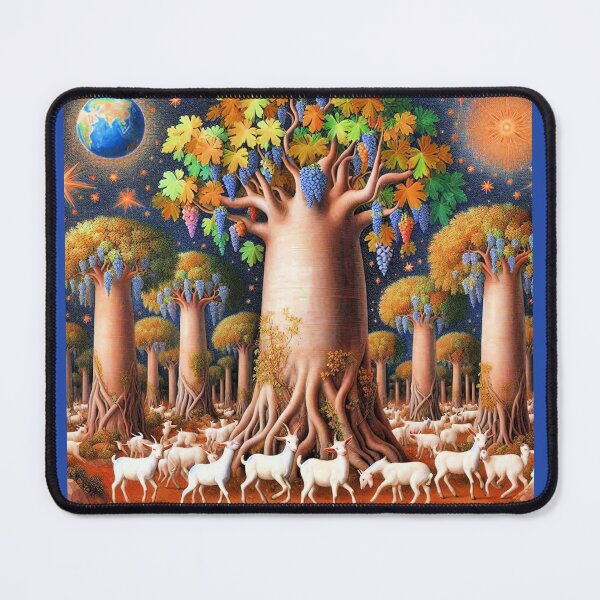 Item preview, Baobab Tree and baby Goats designed and sold by daweave77.