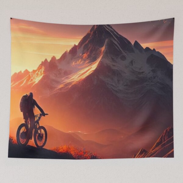 Item preview, MTB Rider on Epic Mountain Climb designed and sold by GrizzlyCollective.