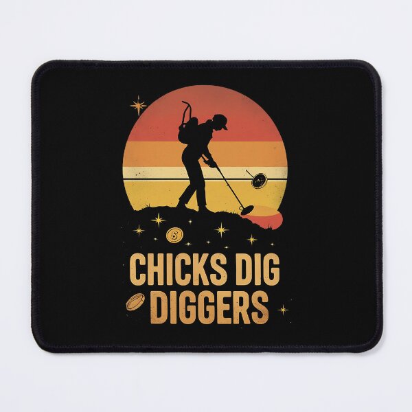 Item preview, Chicks Dig Diggers Metal Detecting designed and sold by DomTeesHaven.