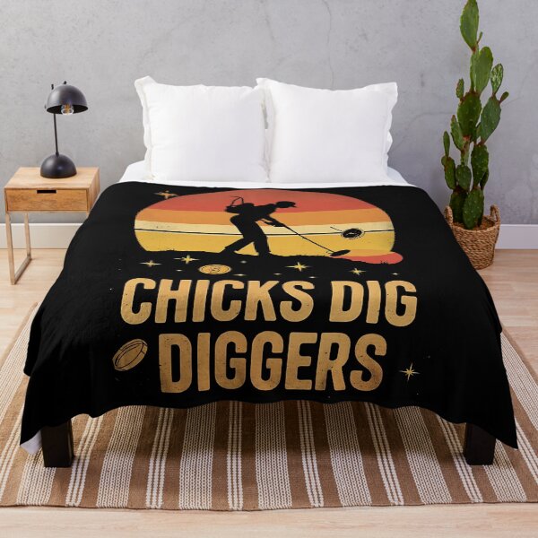 Item preview, Chicks Dig Diggers Metal Detecting designed and sold by DomTeesHaven.