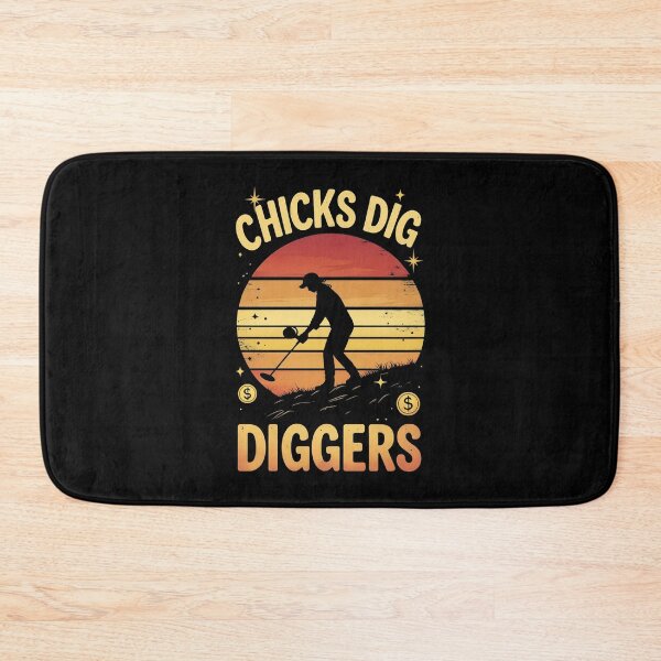 Item preview, Chicks Dig Diggers Metal Detecting designed and sold by DomTeesHaven.
