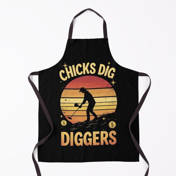 Item preview, Chicks Dig Diggers Metal Detecting designed and sold by DomTeesHaven.