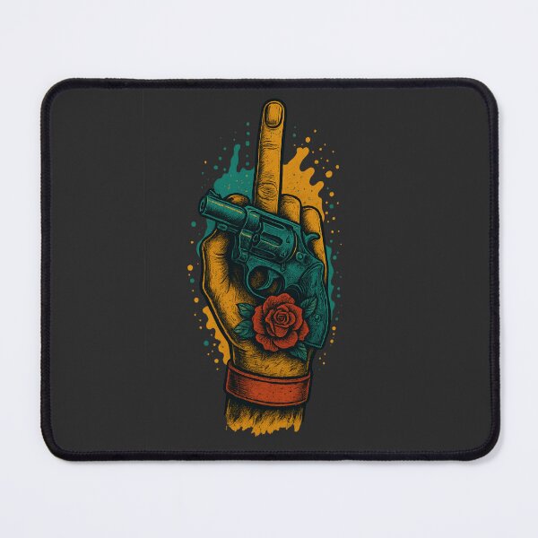 Item preview, Rebel Bloom - Gun & Rose Hand Art designed and sold by Ironzoulz.