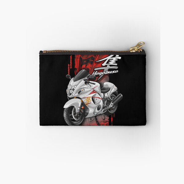 Item preview, Suzuki GSX1300R Hayabusa 2015 (Pearl Bracing White & Metallic Mystic Silver) for Motorcycle Riders designed and sold by MotoApparelHub.