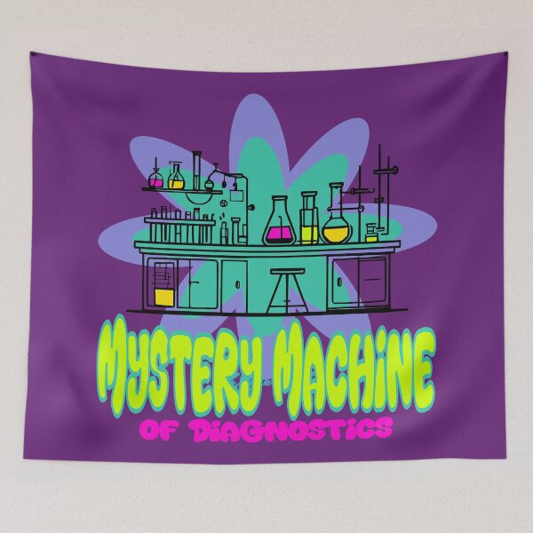 Item preview, Funny Lab Week Retro Mystery Machine Of Diagnostics designed and sold by Colorfulman.