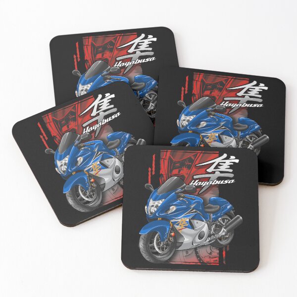 Item preview, Suzuki GSX1300R Hayabusa 2015 (Pearl Vigor Blue & Metallic Mystic Silver) for Motorcycle Riders designed and sold by MotoApparelHub.