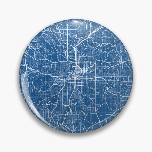 Item preview, Atlanta City Map of USA - Blueprint designed and sold by deMAP.