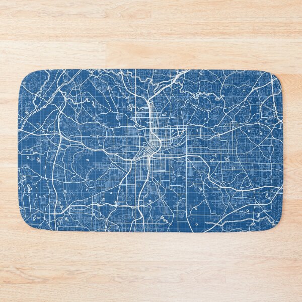 Item preview, Atlanta City Map of USA - Blueprint designed and sold by deMAP.
