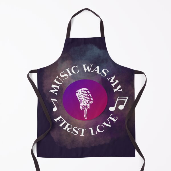 Item preview, Music was my first love - Microphone purple / white designed and sold by LiskoDesign.