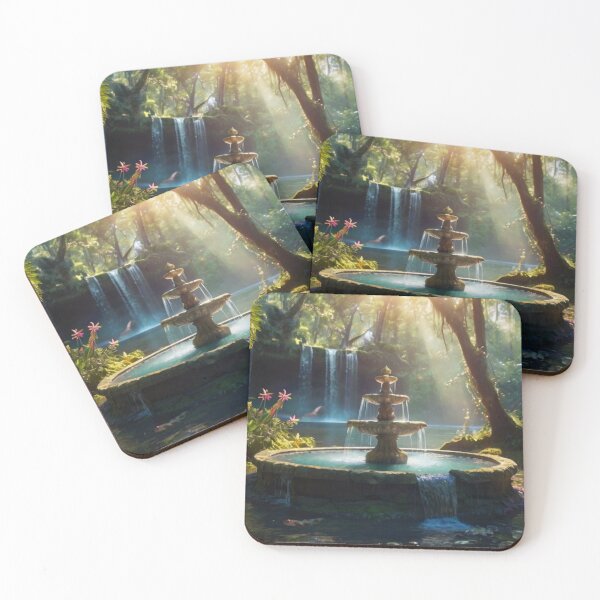Item preview, Sacred Waters: A Magical Fountain in the Heart of the Rainforest designed and sold by BlareBlare.