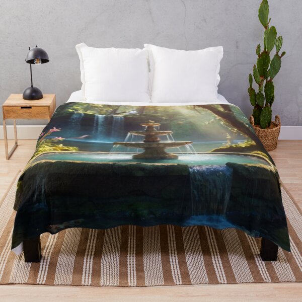 Item preview, Sacred Waters: A Magical Fountain in the Heart of the Rainforest designed and sold by BlareBlare.