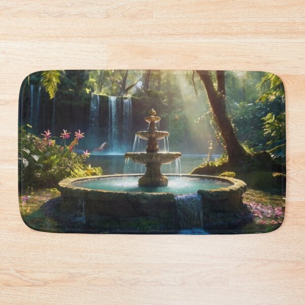 Item preview, Sacred Waters: A Magical Fountain in the Heart of the Rainforest designed and sold by BlareBlare.