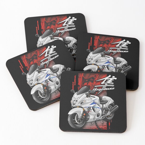 Item preview, Suzuki GSX1300R Hayabusa 2016 (Pearl Bracing White & Metallic Mystic Silver) for Motorcycle Riders designed and sold by MotoApparelHub.