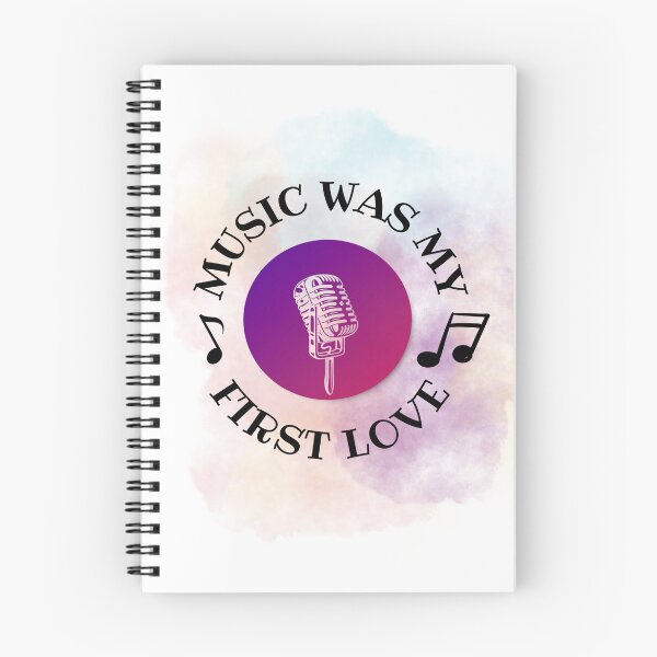 Item preview, Music was my first love - Microphone purple / black designed and sold by LiskoDesign.
