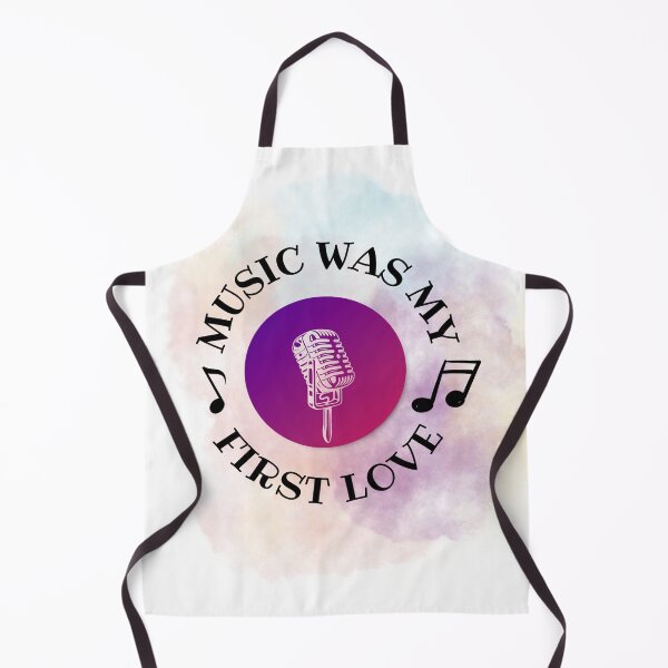 Item preview, Music was my first love - Microphone purple / black designed and sold by LiskoDesign.