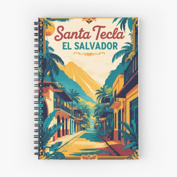 Item preview, Santa Tecla El Salvador Vintage Travel Tourism designed and sold by TravelersGems.