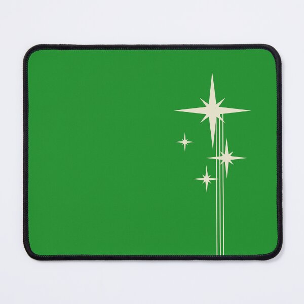 Item preview, 1950s Atomic Age Retro Starbursts on Green designed and sold by kierkegaard.