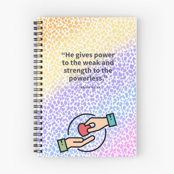 Item preview, He gives power to the weak and strength  to the powerless designed and sold by Xylersie.