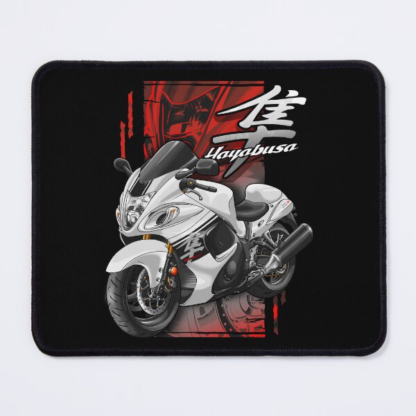 Item preview, Suzuki GSX1300R Hayabusa 2017 (Pearl Glacier White & Glass Sparkle Black) for Motorcycle Riders designed and sold by MotoApparelHub.