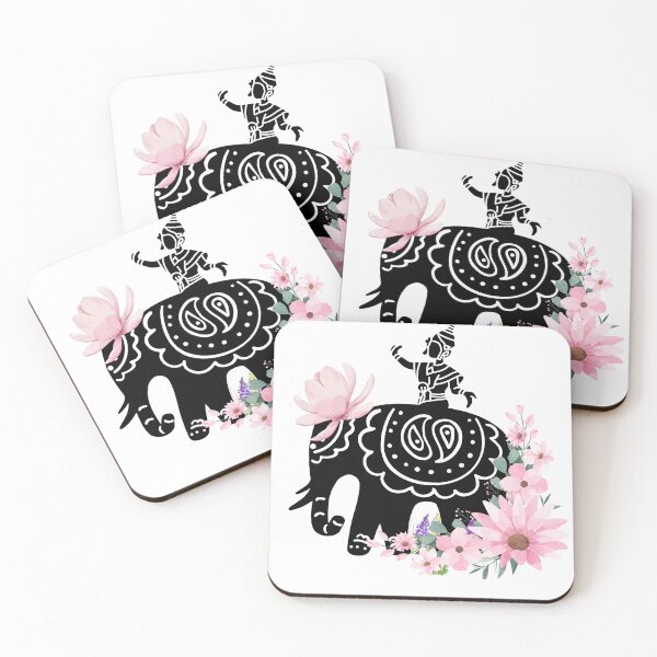 Item preview, Indian Elephant and Thai Dancer Design. designed and sold by TheMysticNook.