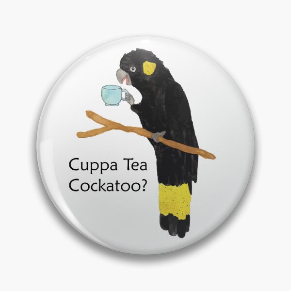 Item preview, Cuppa Tea Cockatoo? designed and sold by RoseAicken.
