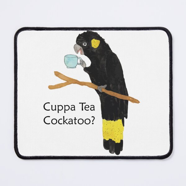 Item preview, Cuppa Tea Cockatoo? designed and sold by RoseAicken.