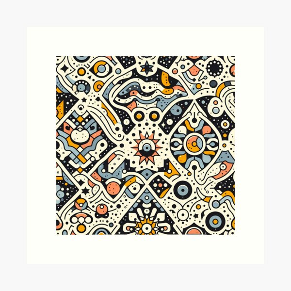 Aperçu de l'œuvre Motif abstrait créée et vendue par Ruchi73.