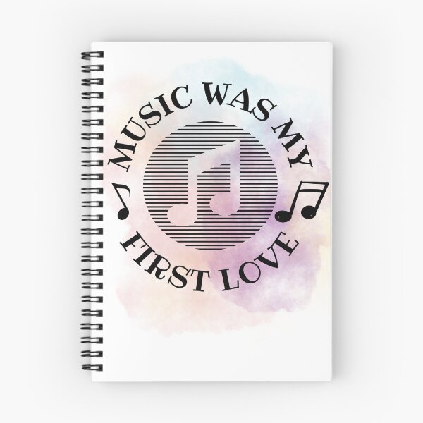 Item preview, Music was my first love - Music Note Black designed and sold by LiskoDesign.