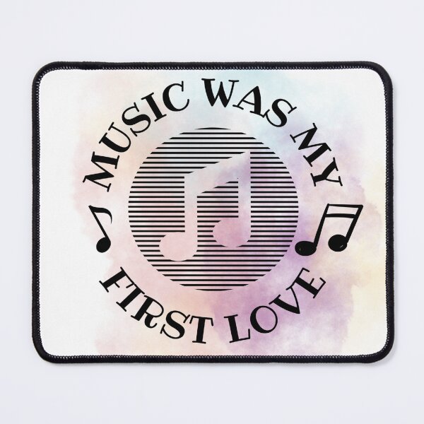 Item preview, Music was my first love - Music Note Black designed and sold by LiskoDesign.