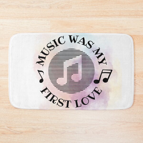 Item preview, Music was my first love - Music Note Black designed and sold by LiskoDesign.