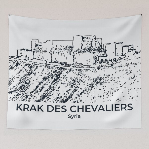 Item preview, Krak des Chevaliers - Syria designed and sold by Lakeric Cityscapes.