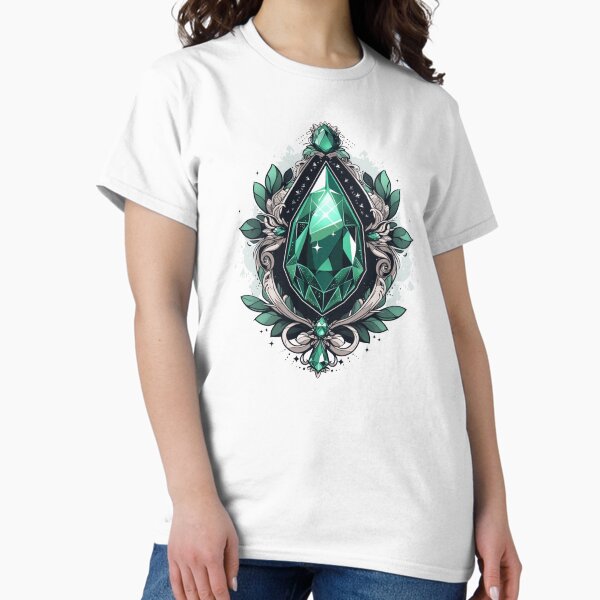 Item preview, May birthstone Emerald jewels designed and sold by MendaciousMina.