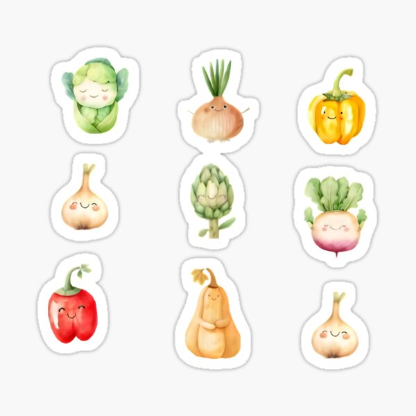 Artikel-Vorschau von Entzückendes Baby-Gemüse | Vegane Kunst, designt und verkauft von Dolled_Up.