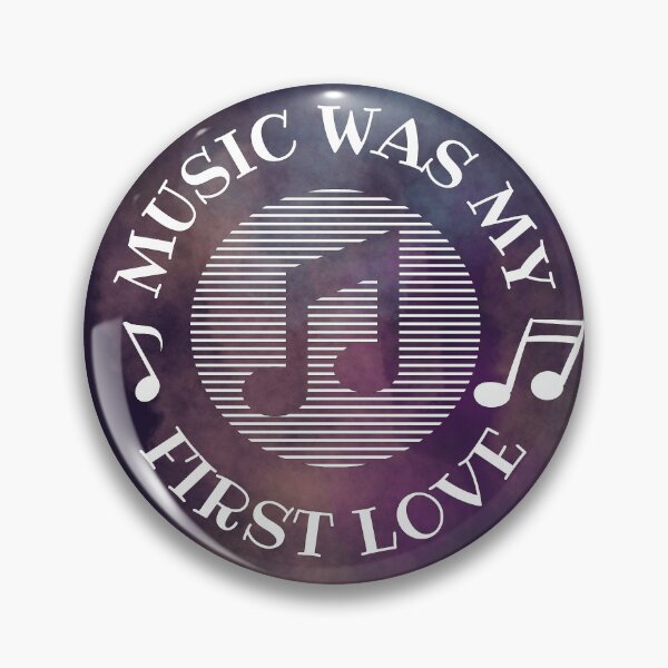 Item preview, Music was my first love - Music Note white designed and sold by LiskoDesign.