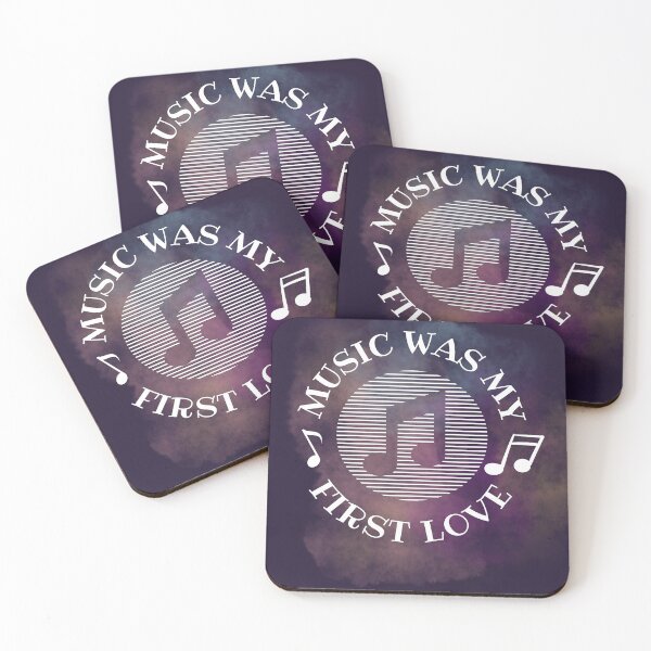 Item preview, Music was my first love - Music Note white designed and sold by LiskoDesign.