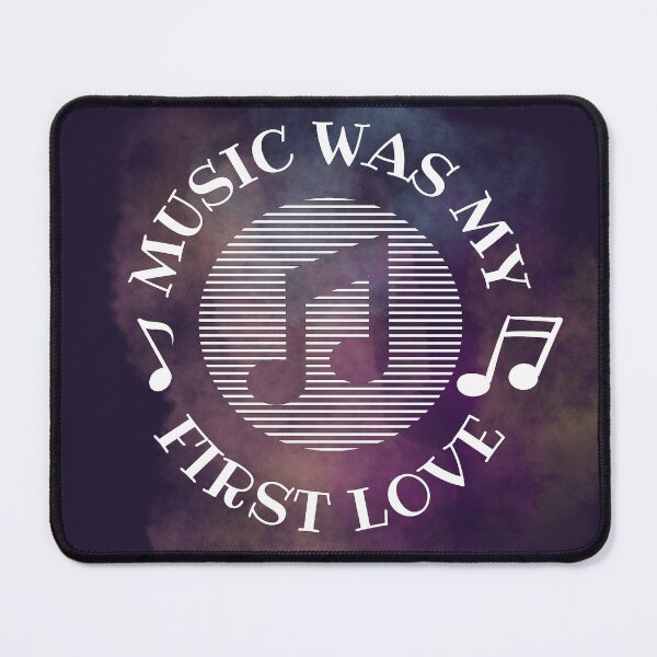 Item preview, Music was my first love - Music Note white designed and sold by LiskoDesign.