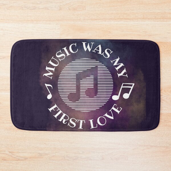 Item preview, Music was my first love - Music Note white designed and sold by LiskoDesign.