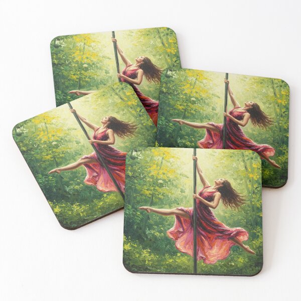 Item preview, Graceful Pole Dance in a Sunlit Forest designed and sold by Shine&Spin.