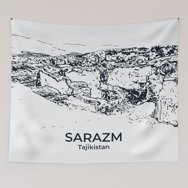 Item preview, Sarazm - Tajikistan designed and sold by Lakeric Cityscapes.