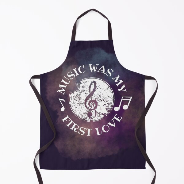 Item preview, Music was my first love - white clef designed and sold by LiskoDesign.