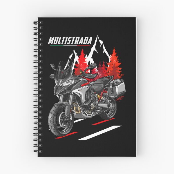 Item preview, Ducati Multistrada V4 (Rally Brushed Alumiuum and Matt Black) for Motorcycle Riders designed and sold by MotoApparelHub.