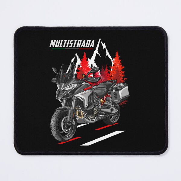 Item preview, Ducati Multistrada V4 (Rally Brushed Alumiuum and Matt Black) for Motorcycle Riders designed and sold by MotoApparelHub.