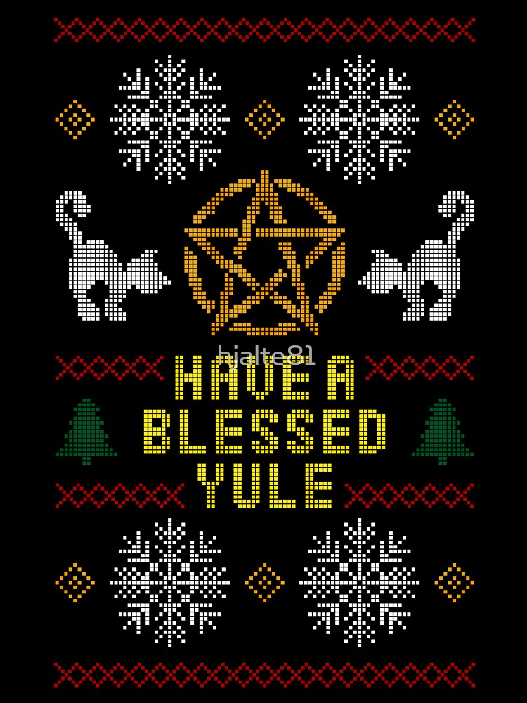 Thumbnail 7 of 7, Oversized T-Shirt, Have A Blessed Yule designed and sold by hjalte81.