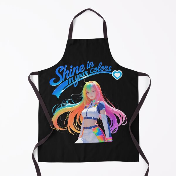 Item preview, Shine in Your Colors - Anime Style - Color Vibe Queen designed and sold by AIStarDesigns.