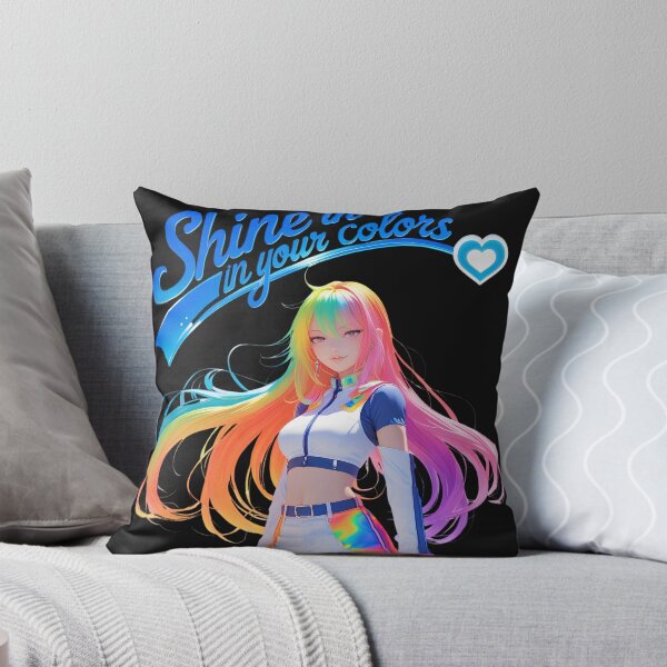Item preview, Shine in Your Colors - Anime Style - Color Vibe Queen designed and sold by AIStarDesigns.